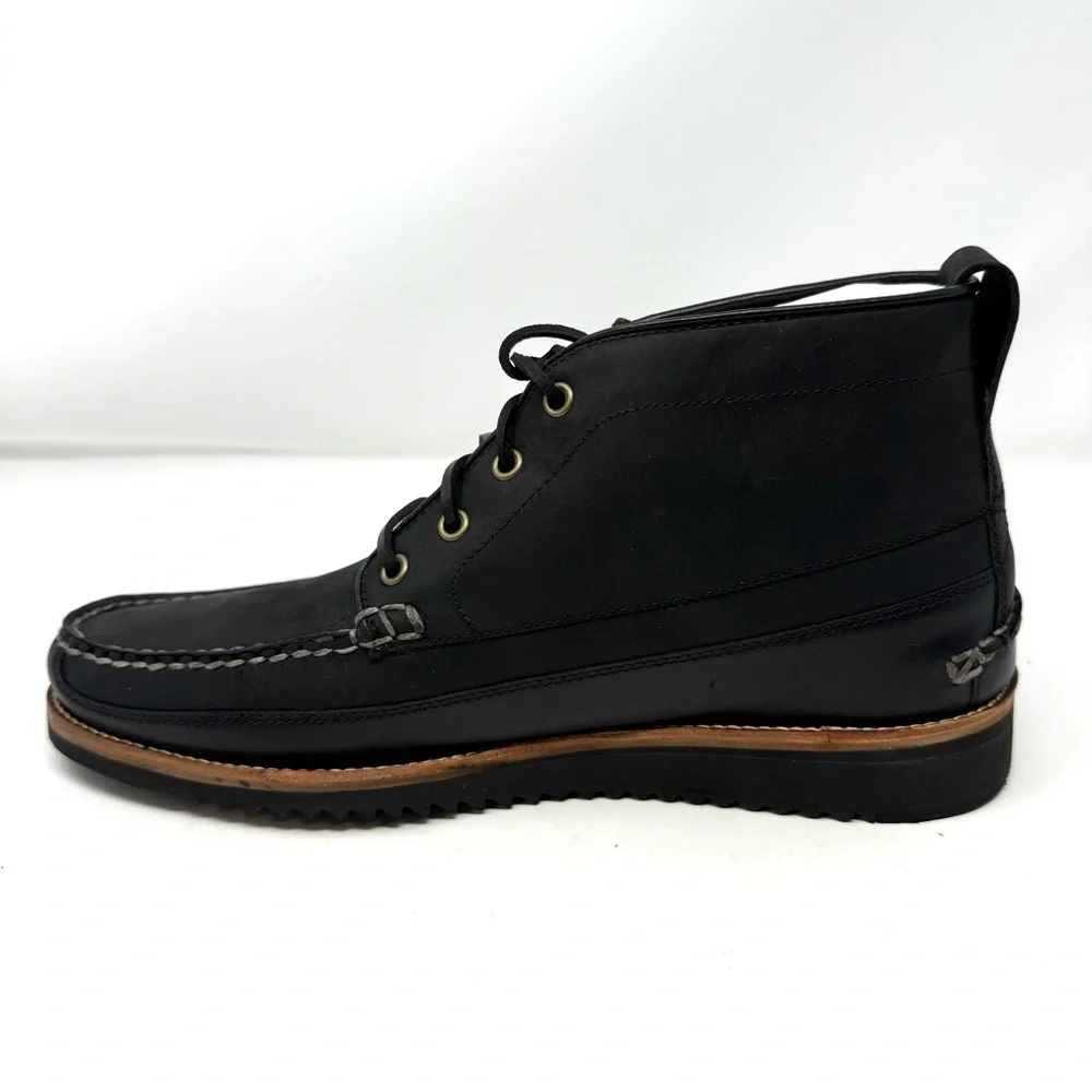Cole Haan Men’s Pinch‎ Rugged Chukka Ankle Boots Black Leather 10.5 New in Box